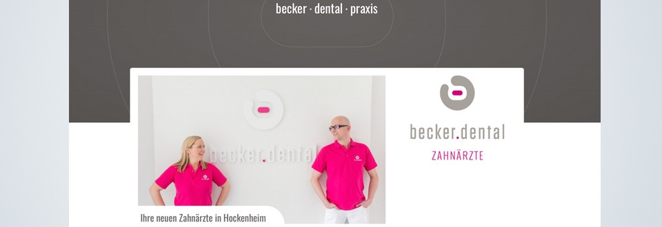 Praxiswebseite becker.dental